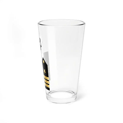 US Navy O5 insignia (United States) (Military Rank) Pint Glass 16oz - Go Mug Yourself