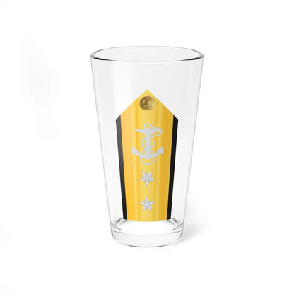 U.S. Navy Rear Admiral O 8 shoulder board (United States) (Military Rank) Pint Glass 16oz 16oz - Go Mug Yourself