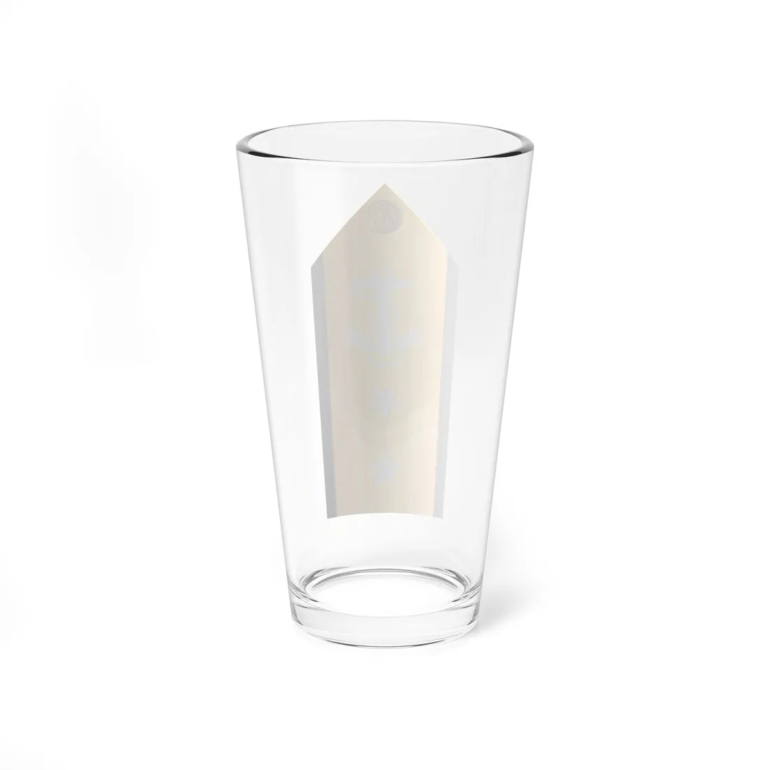U.S. Navy Rear Admiral O 8 shoulder board (United States) (Military Rank) Pint Glass 16oz - Go Mug Yourself