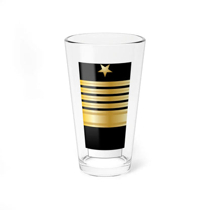 US Navy Sleeve O11 FADM (United States) (Military Rank) Pint Glass 16oz 16oz - Go Mug Yourself