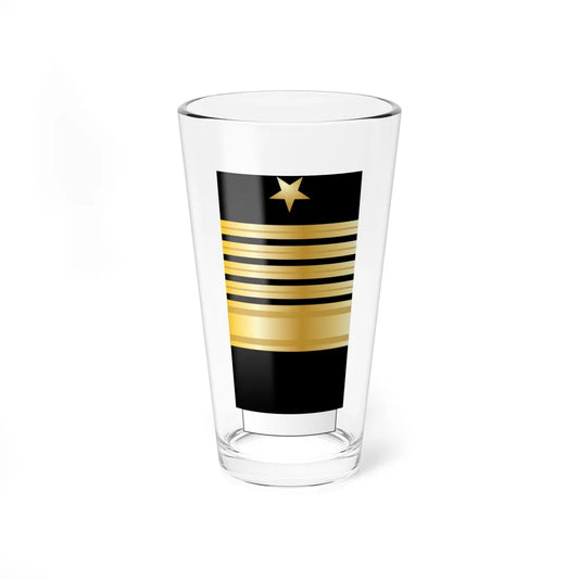US Navy Sleeve O11 FADM (United States) (Military Rank) Pint Glass 16oz 16oz - Go Mug Yourself