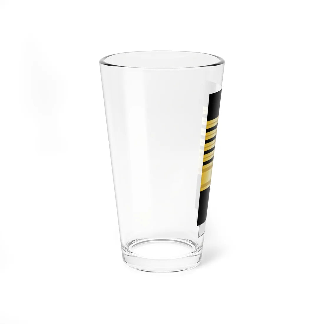 US Navy Sleeve O11 FADM (United States) (Military Rank) Pint Glass 16oz - Go Mug Yourself
