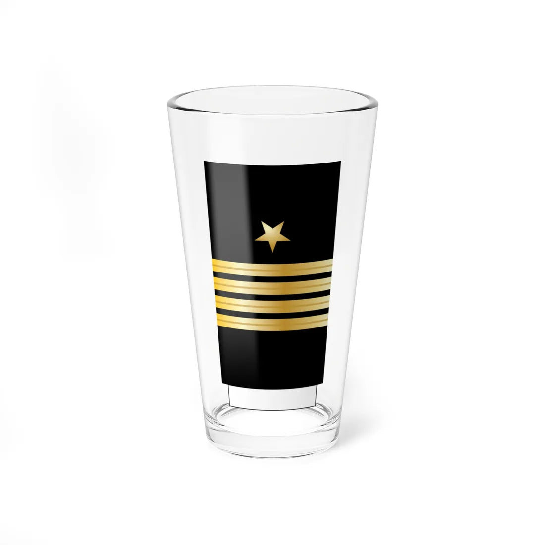 US Navy Sleeve O6 CAPT (United States) (Military Rank) Pint Glass 16oz 16oz - Go Mug Yourself