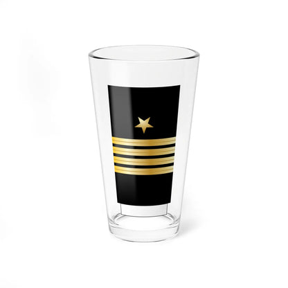 US Navy Sleeve O6 CAPT (United States) (Military Rank) Pint Glass 16oz 16oz - Go Mug Yourself