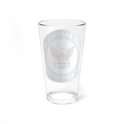 US Navy Veteran Proud Brother (U.S. Navy) Pint Glass 16oz - Go Mug Yourself