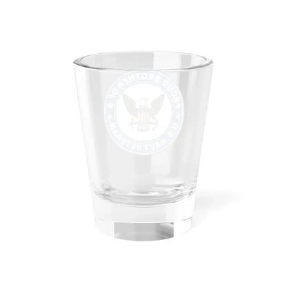 US Navy Veteran Proud Brother (U.S. Navy) Shot Glass 1.5oz - Go Mug Yourself