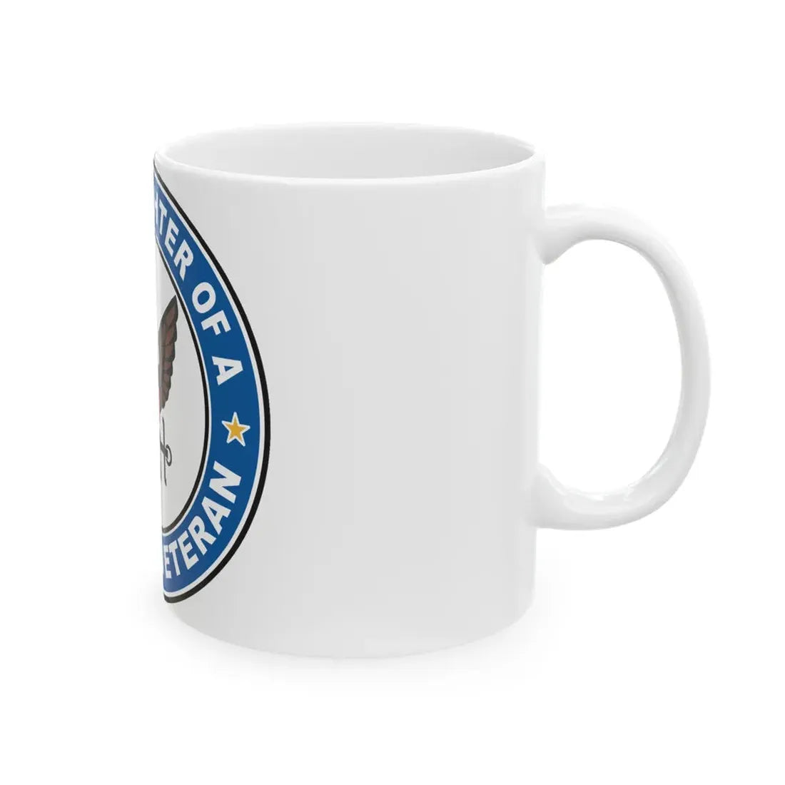 US Navy Veteran Proud Daughter (U.S. Navy) White Coffee Mug - Go Mug Yourself