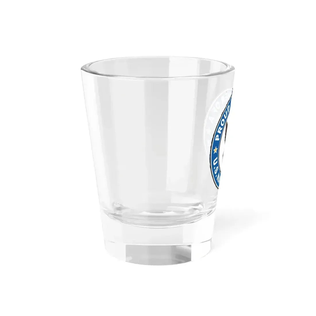 US Navy Veteran Proud Mother (U.S. Navy) Shot Glass 1.5oz - Go Mug Yourself