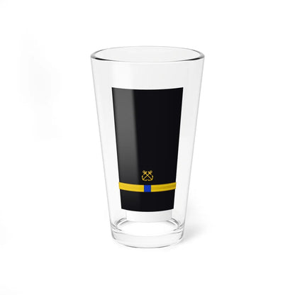 US Navy W 4 (United States) (Military Rank) Pint Glass 16oz 16oz - Go Mug Yourself