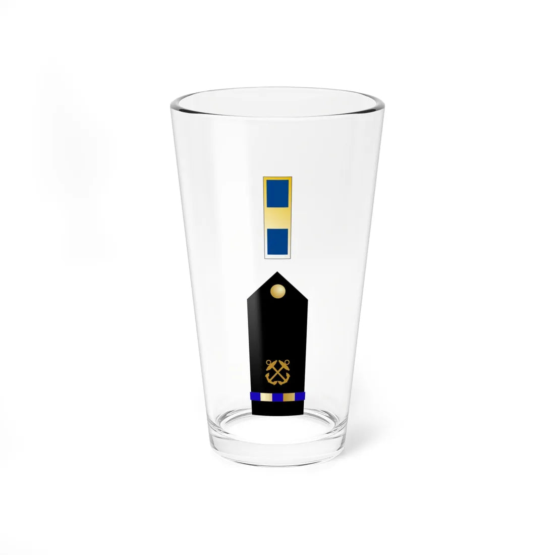 US Navy WO1 insignia (United States) (Military Rank) Pint Glass 16oz 16oz - Go Mug Yourself