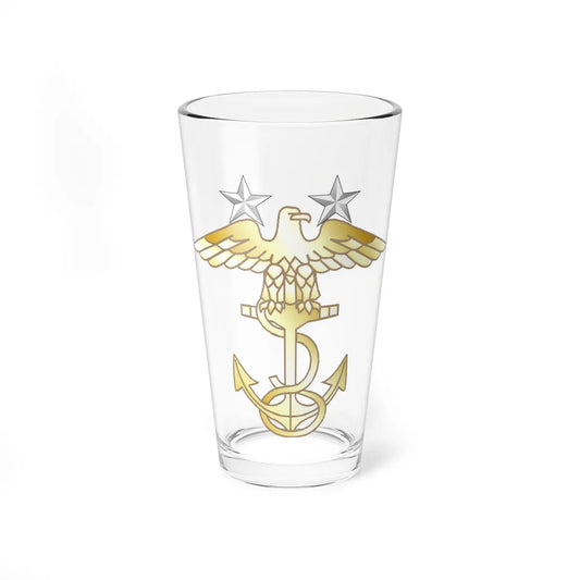 U.S.   NJROTC MCPO insignia (United States) (Military Rank) Pint Glass 16oz 16oz - Go Mug Yourself
