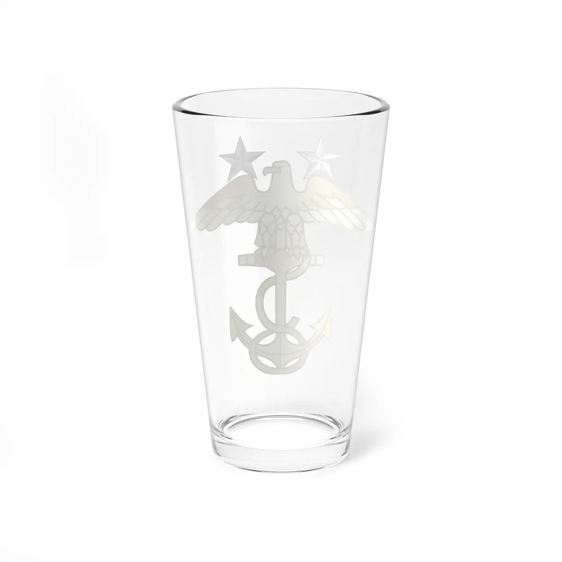 U.S.   NJROTC MCPO insignia (United States) (Military Rank) Pint Glass 16oz - Go Mug Yourself