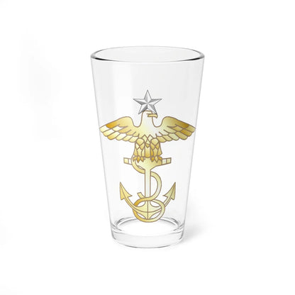 U.S.   NJROTC SCPO insignia (United States) (Military Rank) Pint Glass 16oz 16oz - Go Mug Yourself