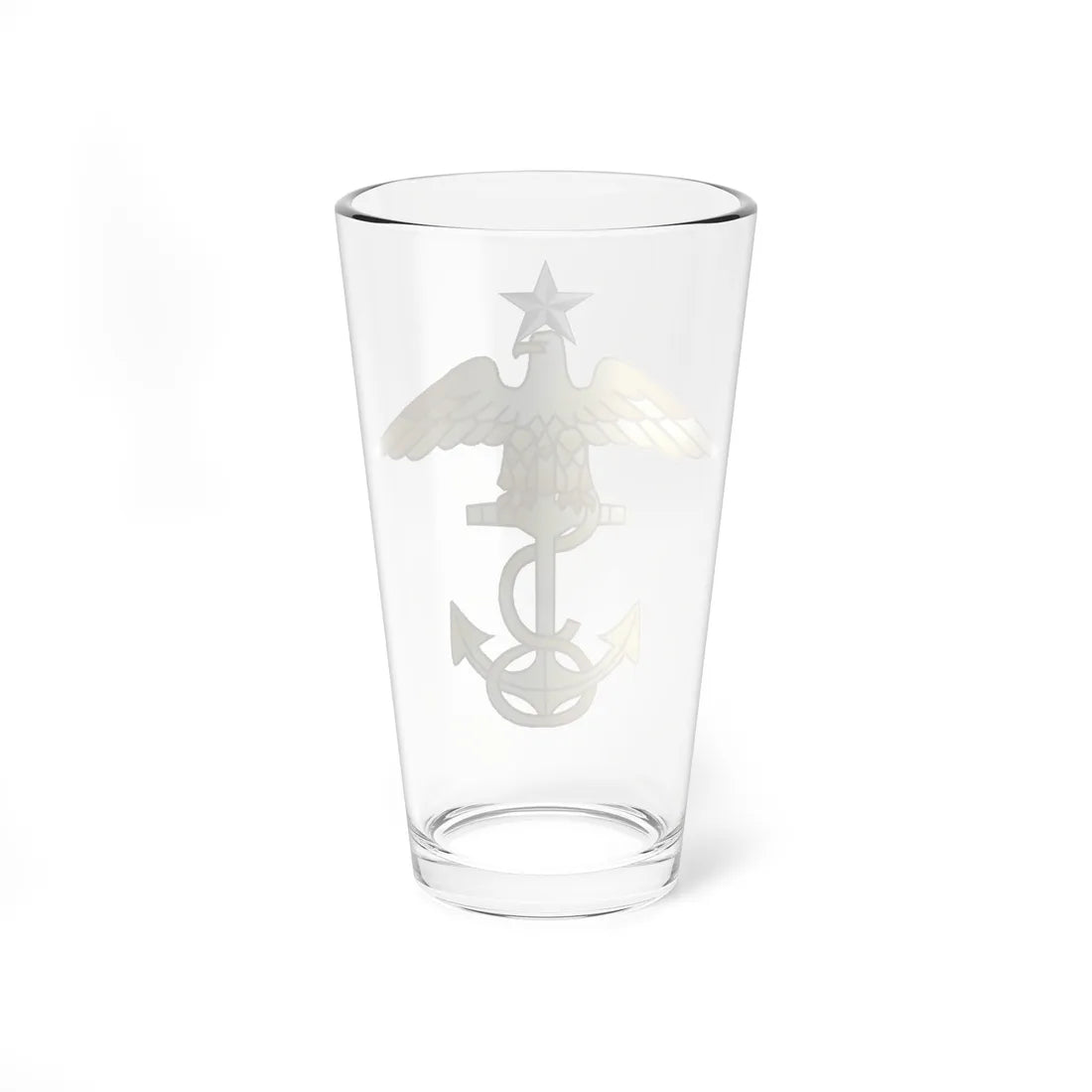 U.S.   NJROTC SCPO insignia (United States) (Military Rank) Pint Glass 16oz - Go Mug Yourself