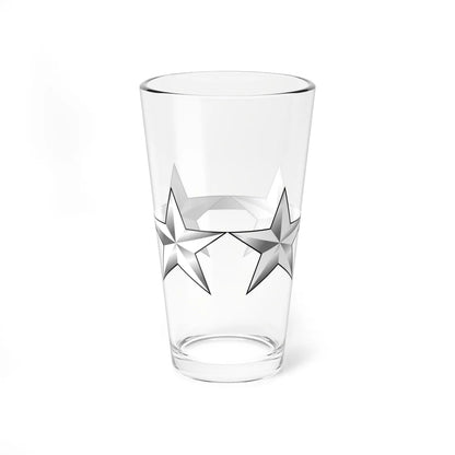 U.S. O 10 insignia with holding bar (United States) (Military Rank) Pint Glass 16oz - Go Mug Yourself