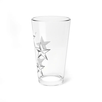 US O11 insignia (United States) (Military Rank) Pint Glass 16oz - Go Mug Yourself