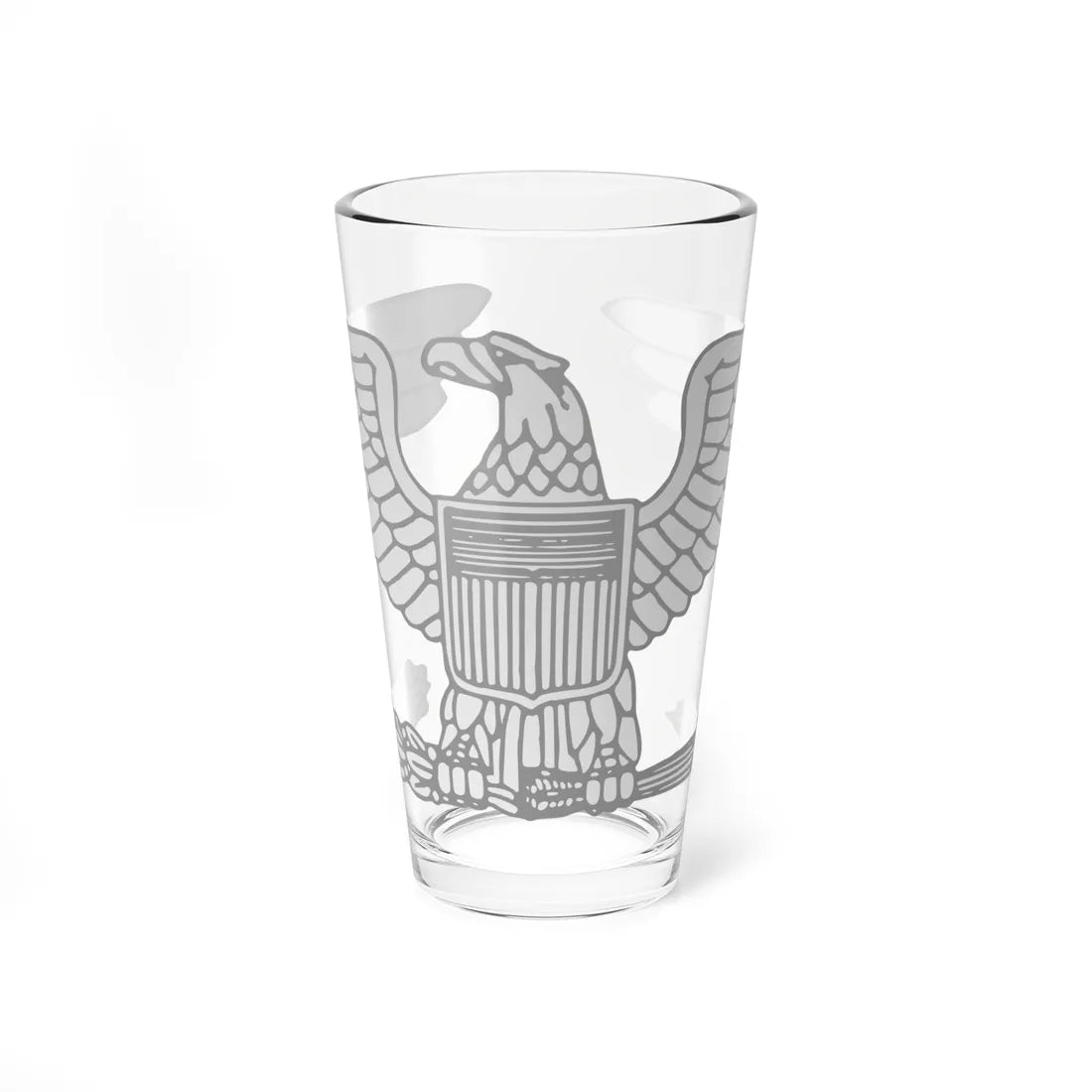 US O6 insignia shaded (United States) (Military Rank) Pint Glass 16oz 16oz - Go Mug Yourself