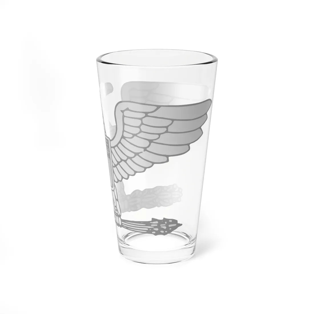 US O6 insignia shaded (United States) (Military Rank) Pint Glass 16oz - Go Mug Yourself
