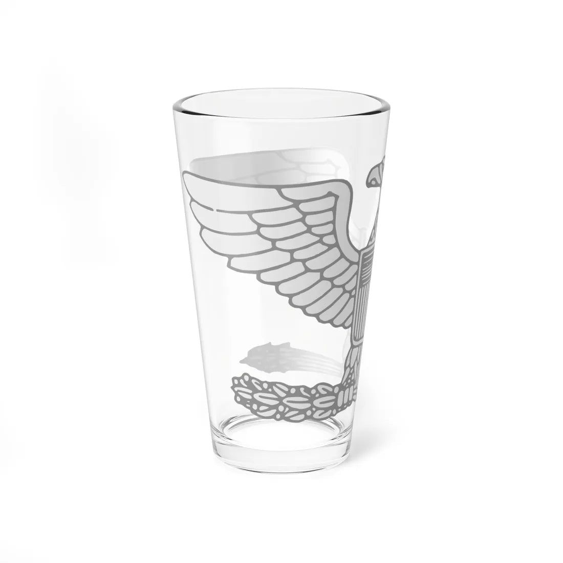 US O6 insignia (United States) (Military Rank) Pint Glass 16oz - Go Mug Yourself