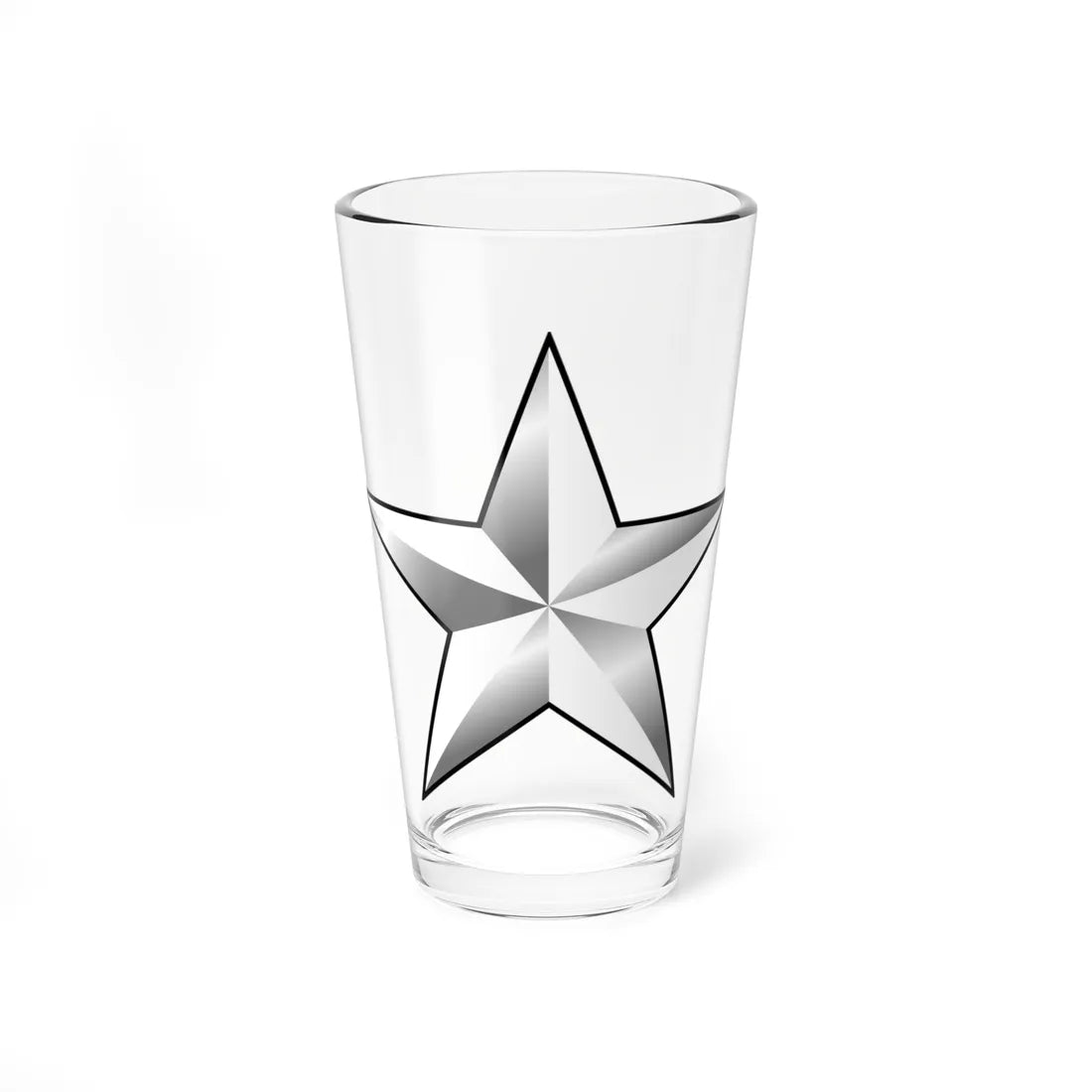 US O7 insignia (United States) (Military Rank) Pint Glass 16oz 16oz - Go Mug Yourself