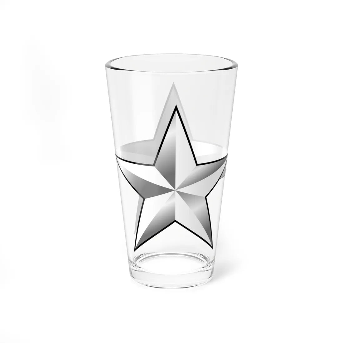 US O8 insignia holding bar (United States) (Military Rank) Pint Glass 16oz - Go Mug Yourself