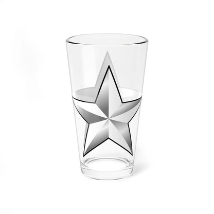 US O8 insignia (United States) (Military Rank) Pint Glass 16oz - Go Mug Yourself