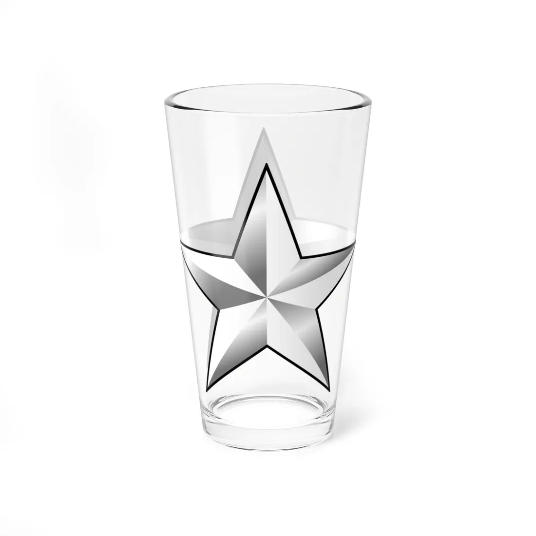 US O8 insignia (United States) (Military Rank) Pint Glass 16oz - Go Mug Yourself