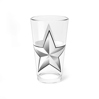 US O8 insignia (United States) (Military Rank) Pint Glass 16oz - Go Mug Yourself