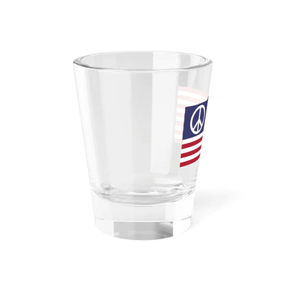 US Peace flag (United States) Shot Glass 1.5oz - Go Mug Yourself