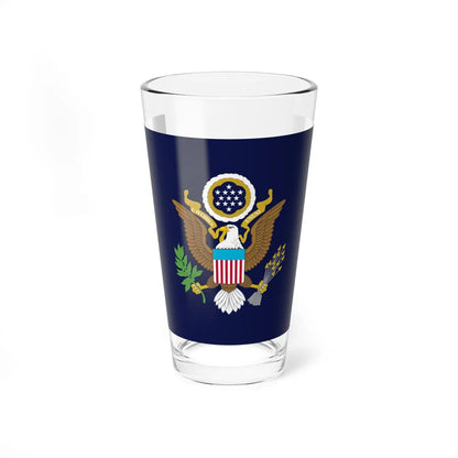 US Presidential Flag Navy 1899 (United States) Pint Glass 16oz 16oz - Go Mug Yourself