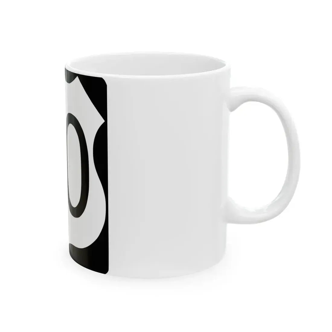 US Route 20 in Illinois Road Sign (Illinois) (Road Sign) White Coffee Mug - Go Mug Yourself