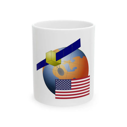 US-Satellite (United States) White Coffee Mug 11oz - Go Mug Yourself