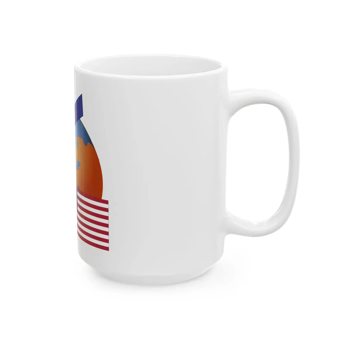 US-Satellite (United States) White Coffee Mug - Go Mug Yourself