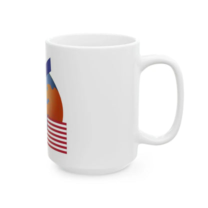 US-Satellite (United States) White Coffee Mug - Go Mug Yourself