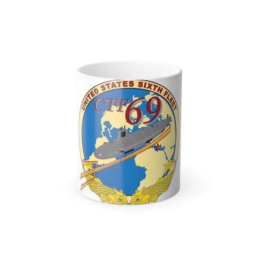 US Sixth Fleet CTF 69 (U.S. Navy) Color Changing Mug 11oz-11oz-Go Mug Yourself