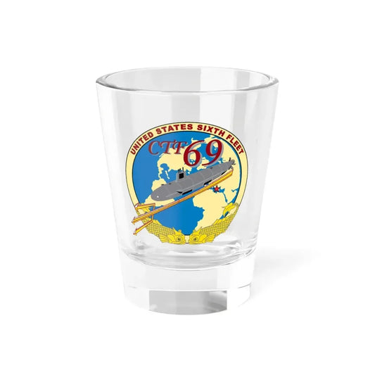 US Sixth Fleet CTF 69 (U.S. Navy) Shot Glass 1.5oz 1.5oz - Go Mug Yourself