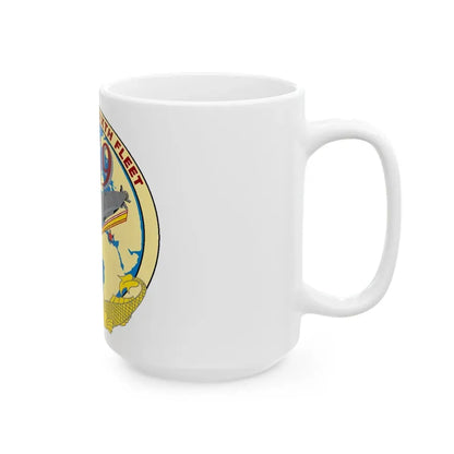 US Sixth Fleet CTF 69 (U.S. Navy) White Coffee Mug - Go Mug Yourself