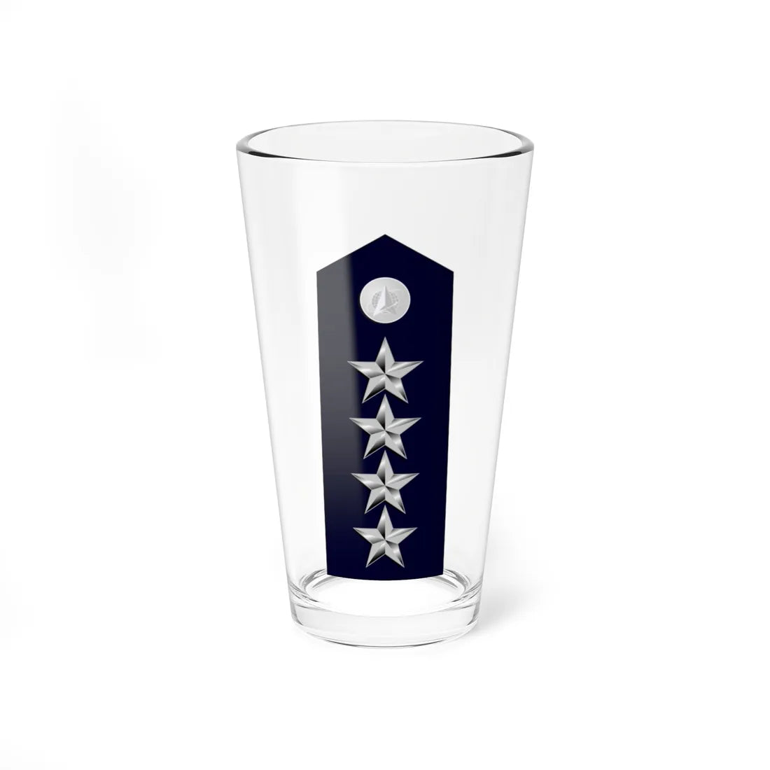 US Space force O10 (United States) (Military Rank) Pint Glass 16oz 16oz - Go Mug Yourself