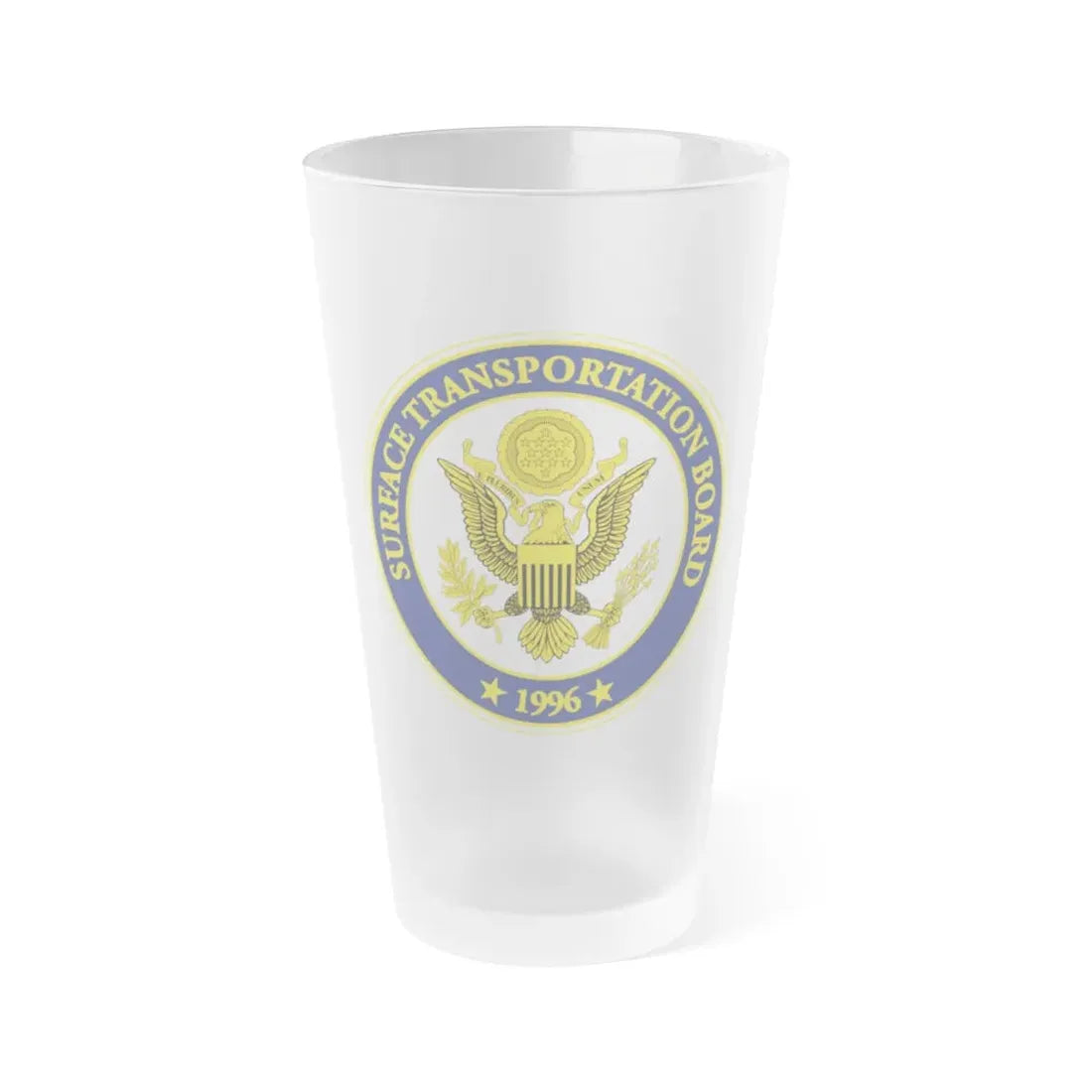 US Surface Transportation Board - Frosted Pint Glass 16oz 16oz Frosted - Go Mug Yourself
