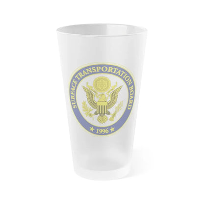 US Surface Transportation Board - Frosted Pint Glass 16oz 16oz Frosted - Go Mug Yourself
