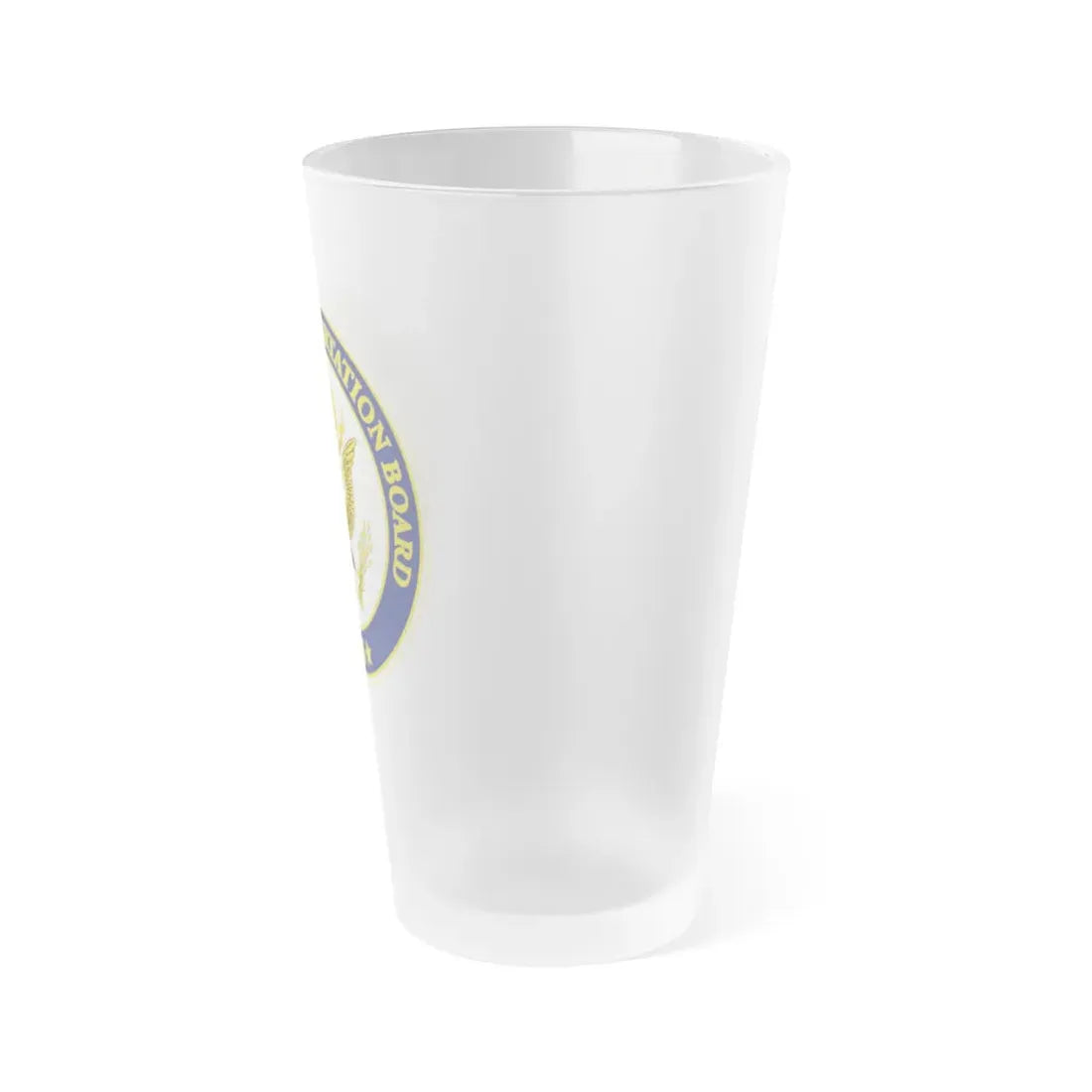 US Surface Transportation Board - Frosted Pint Glass 16oz - Go Mug Yourself