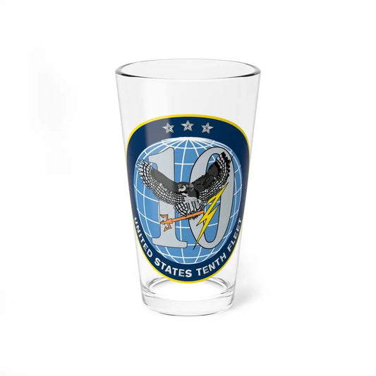 US Tenth Fleet (U.S. Navy) Pint Glass 16oz 16oz - Go Mug Yourself