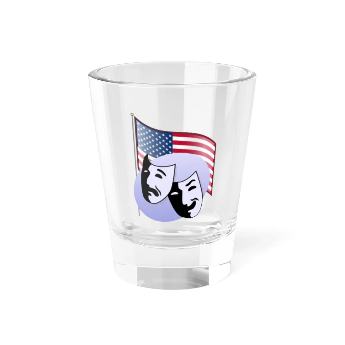Us-theatre-actor (United States) Shot Glass 1.5oz 1.5oz - Go Mug Yourself