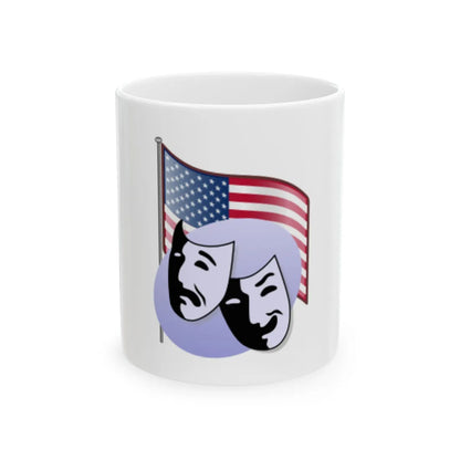 Us-theatre-actor (United States) White Coffee Mug 11oz - Go Mug Yourself