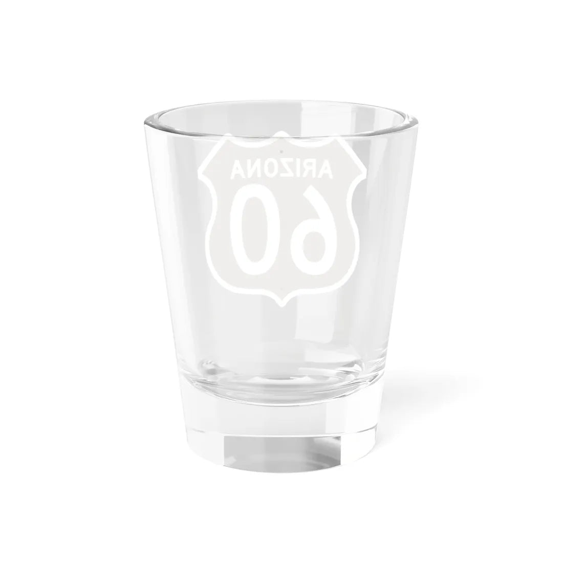 US XX Arizona 1956 East (Arizona) (Road Sign) Shot Glass 1.5oz - Go Mug Yourself