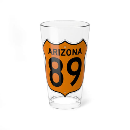US XX Arizona 1956 North (Arizona) (Road Sign) Pint Glass 16oz 16oz - Go Mug Yourself