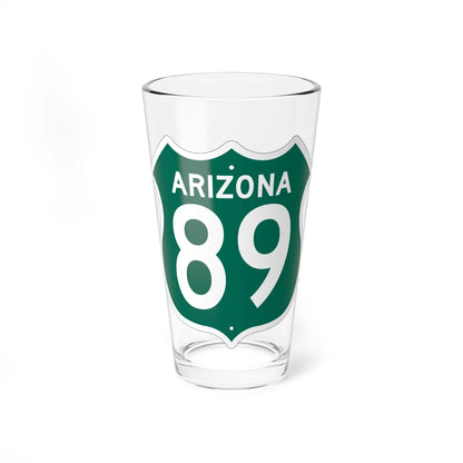US XX Arizona 1956 South (Arizona) (Road Sign) Pint Glass 16oz 16oz - Go Mug Yourself