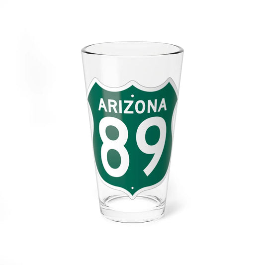 US XX Arizona 1956 South (Arizona) (Road Sign) Pint Glass 16oz 16oz - Go Mug Yourself