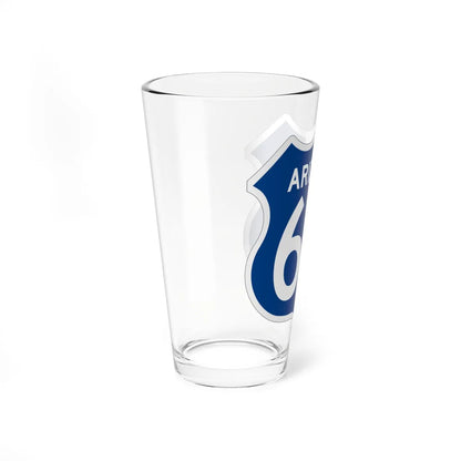 US XX Arizona 1956 West (Arizona) (Road Sign) Pint Glass 16oz - Go Mug Yourself