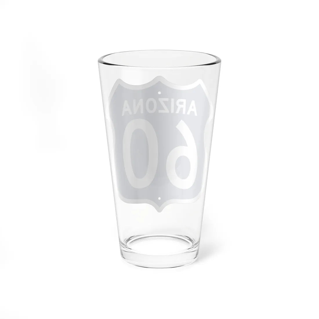 US XX Arizona 1956 West (Arizona) (Road Sign) Pint Glass 16oz - Go Mug Yourself